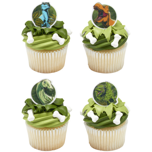 Jurassic World Cupcake Rings