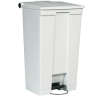 Rubbermaid Commercial, Legacy, Step-On, 23 gal, Plastic, White, Rectangle, Receptacle