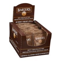 Baker's Hot Chocolate Powder Instant Singe Serve 25g 50 packets 2 boxes