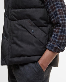 Brampton Gilet Charcoal/Midnight Oak