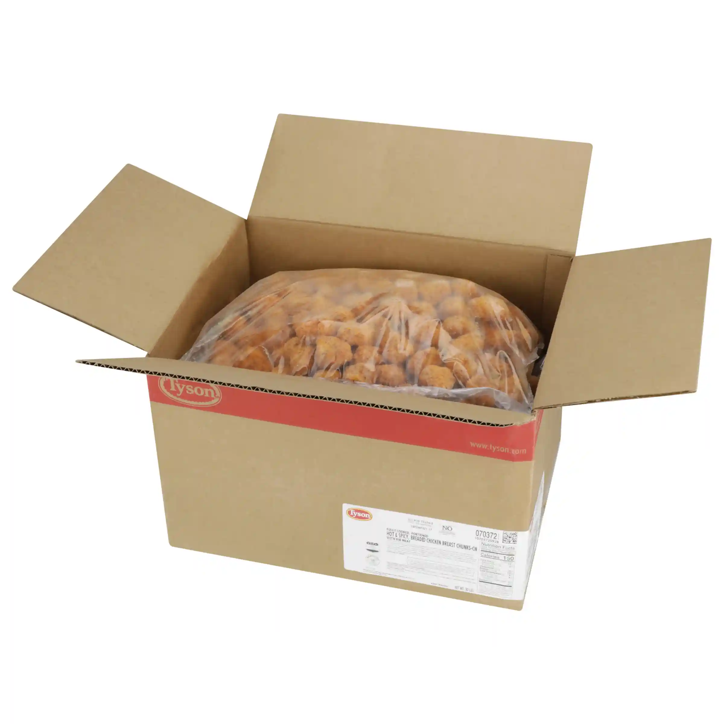 Tyson® Whole Grain Breaded Hot 'N Spicy MWWM Boneless Chicken Wings, 0.76 oz._image_4