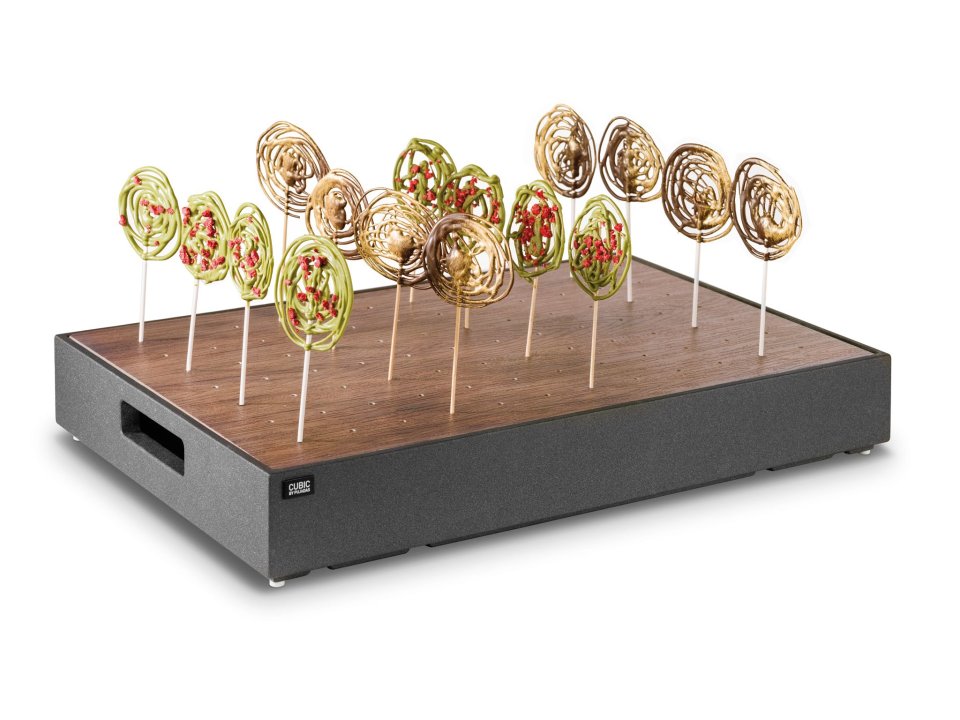 Plateau GN pour présentation de brochettes