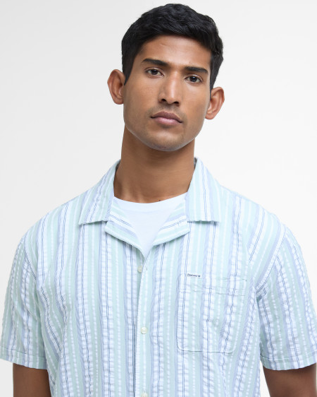 Camicia Beechcroft a maniche corte con motivo a righe
