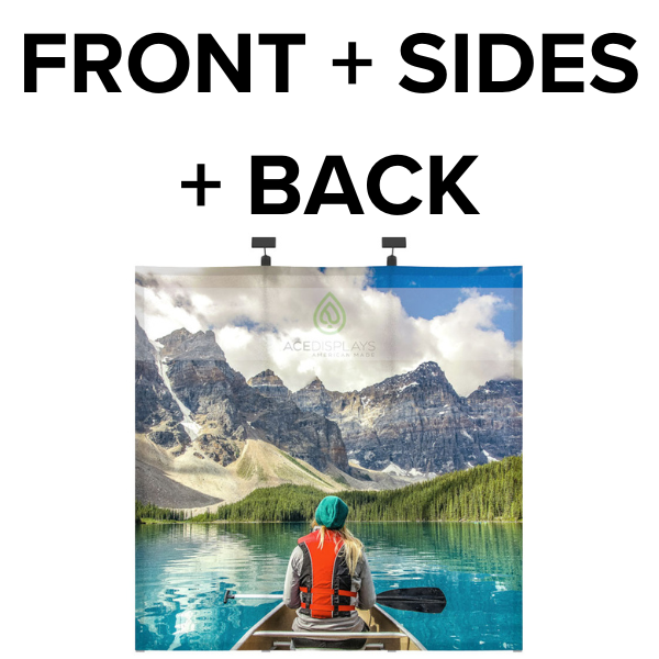 Flat Front, Sides & Back Graphic
