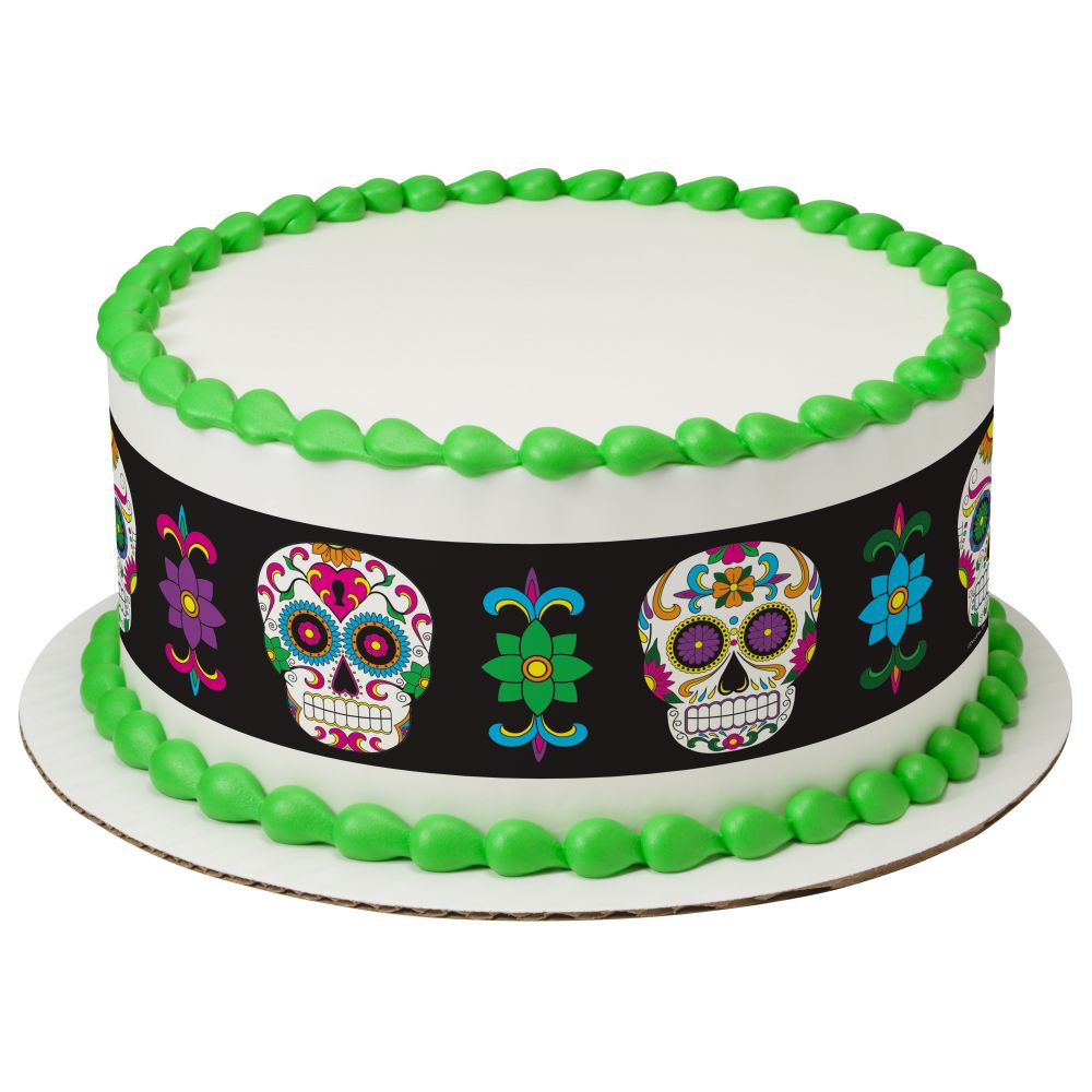 Image Cake Día de los Muertos Skull