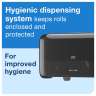 SCA558068, Tork, T7 Optiserve 2-Roll Coreless Bath Tissue Dispenser, Black