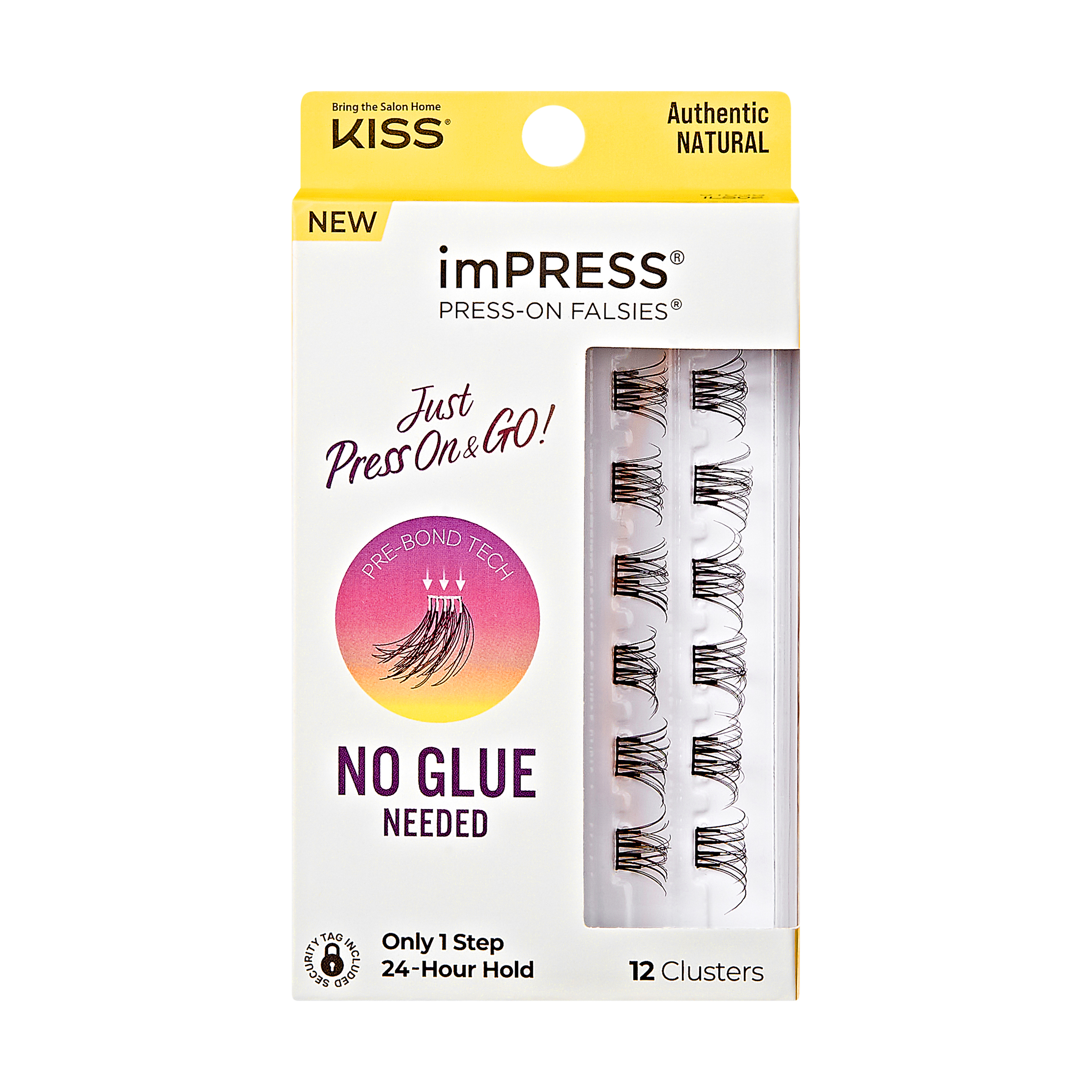 imPRESS Falsies Self Adhesive Eyelashes 12 Lash Clusters  Authentic
