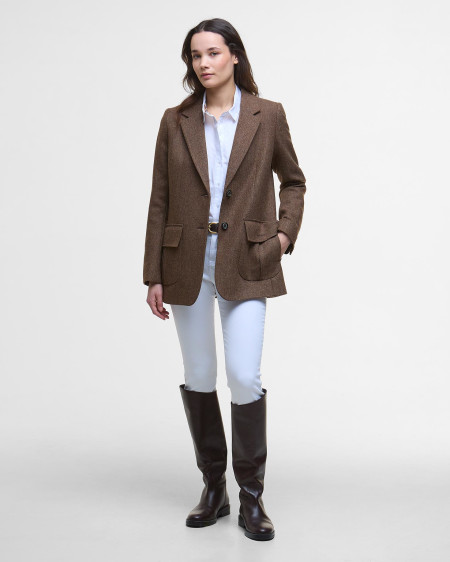 Blazer in lana leggermente aderente Elm