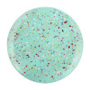 Confetti Salad Plate, Mint, 6-piece set