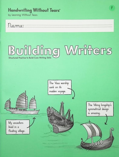 Handwriting Without Tears Building Writers Student Workbook F (Grade 5)