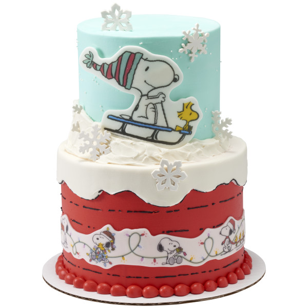 Peanuts® Snoopy® Christmas Strips SugarStyle® Edible Decorations