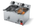 Double-well 208- to 240-volt 15-lb medium-duty Cayenne® countertop deep fryer - Canada