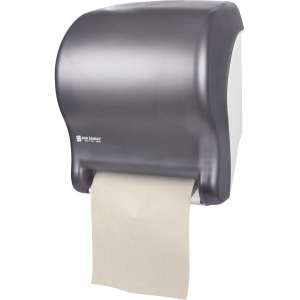 SAJT8000TBK, San Jamar,  Classic Tear-N-Dry Essence Roll Towel Dispenser, Black