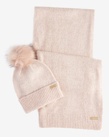 Sparkle Beanie & Scarf Gift Set Classic Pink