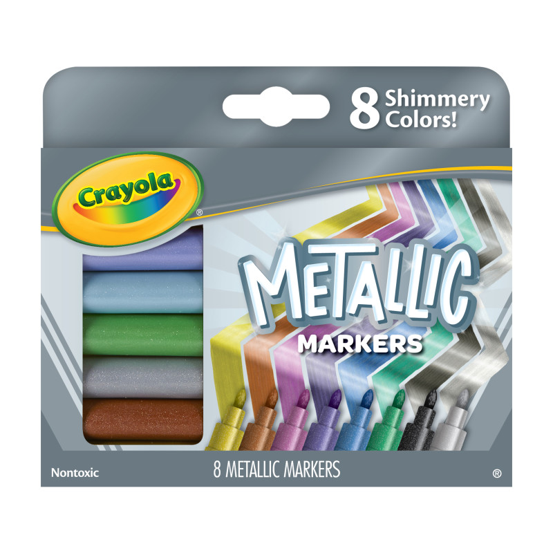 Metallic Markers, 8 Count