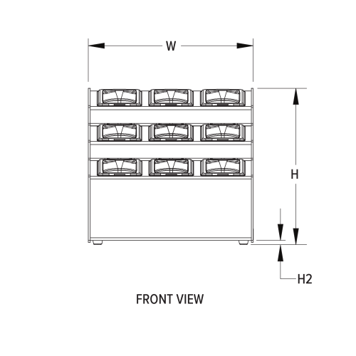 Engineering front view