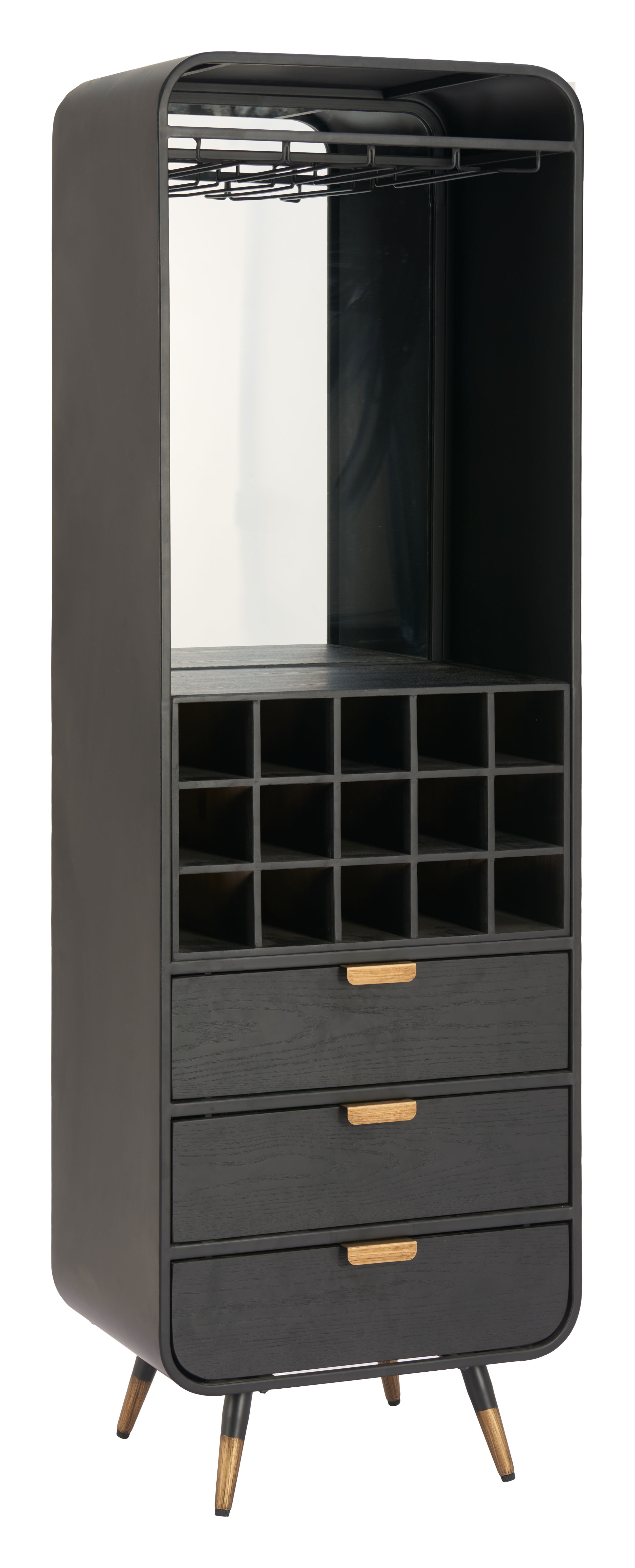Magara Bar Cabinet Black product image
