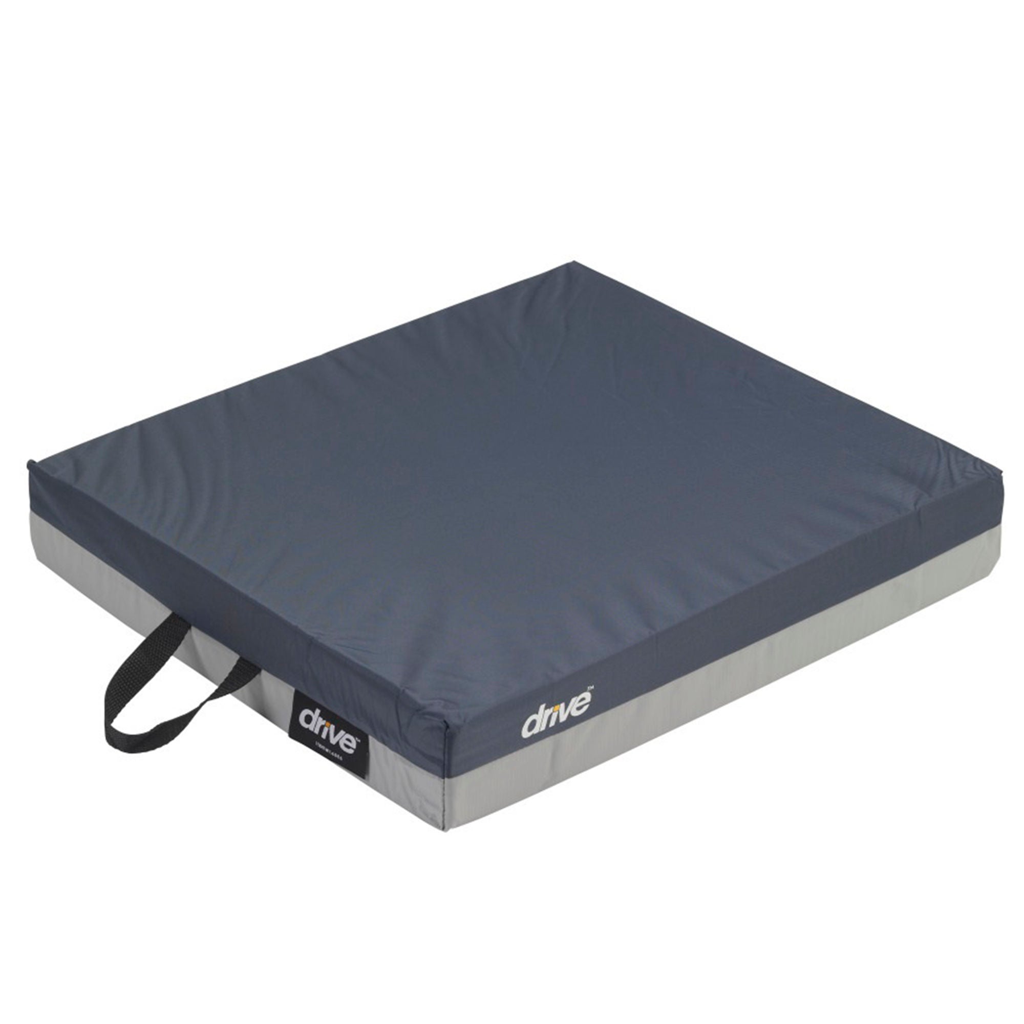 Gel "E" Seat Cushion, Gel / Foam, 16 x 16 x 3 Inch, Blue