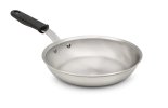10-inch Wear-Ever® aluminum fry pan with natural finish and silicone handle