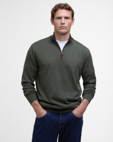 Bayfield Half-Zip Jumper Mid Olive