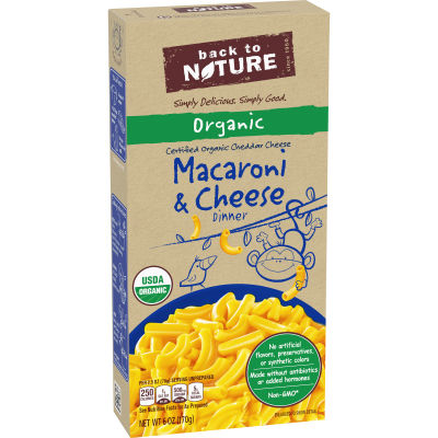 Back to Nature Organic Macaroni & Cheese Dinner, 6 oz Box