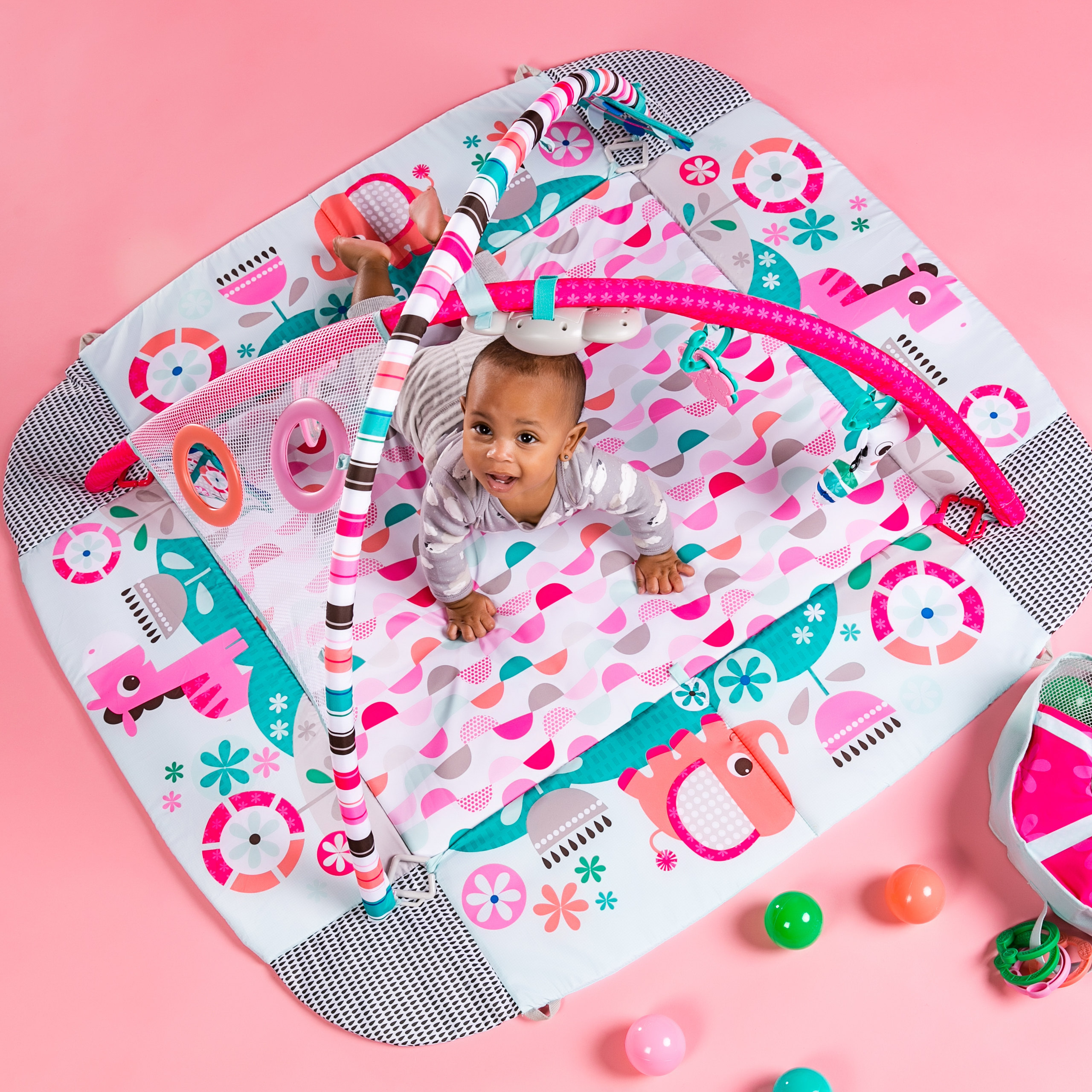 5-in-1 Your Way Ball Play™ Pink Activity Gym