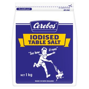 cerebos® iodised table salt 1kg image