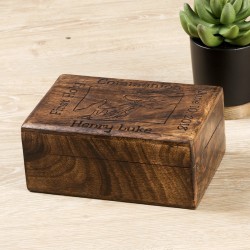 Personalized First Communion Wooden Keepsake Box