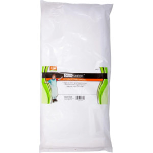 Bib Style Kids Disposable Aprons, White, Pack of 100
