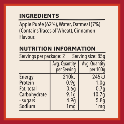 Heinz® Apple & Oatmeal Baby Food Jar 6+ months 170g 