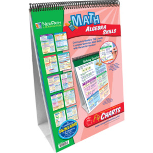 Algebra Skills Flip Chart Set, Grades 6-10