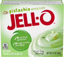 Jell-O Pistachio Instant Pudding & Pie Filling, 3.4 oz Box image