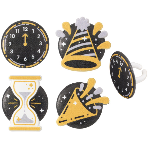 Countdown to the New Year Cupcake Rings