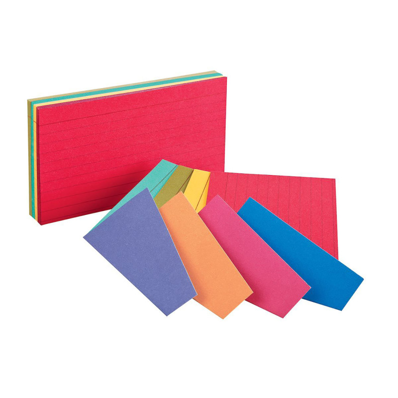 Two-Tone+Index+Cards%2C+3%26quot%3B+x+5%26quot%3B%2C+Assorted+Colors%2C+Pack+of+100
