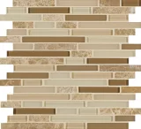 Ebb & Flow Rocks And Minerals 12×13 Linear Mixed Mosaic