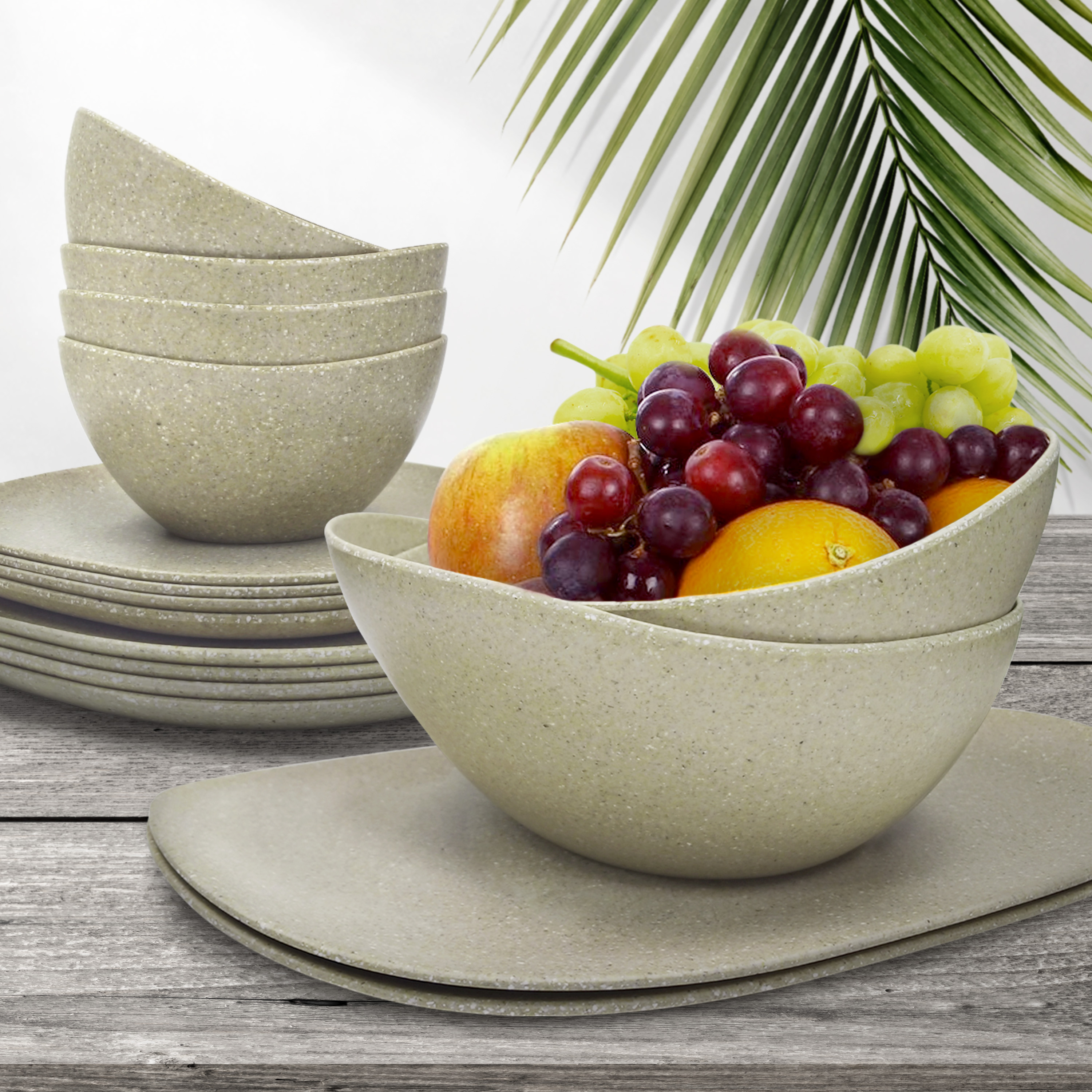 Elements Serving Tray and Bowl Set, White, 4-piece set slideshow image 5 Elements Serving Tray and Bowl Set, White, 4-piece set slideshow image 5
