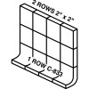 Foundation Buff 6×8 Square Top Built Up Cove Base Matte