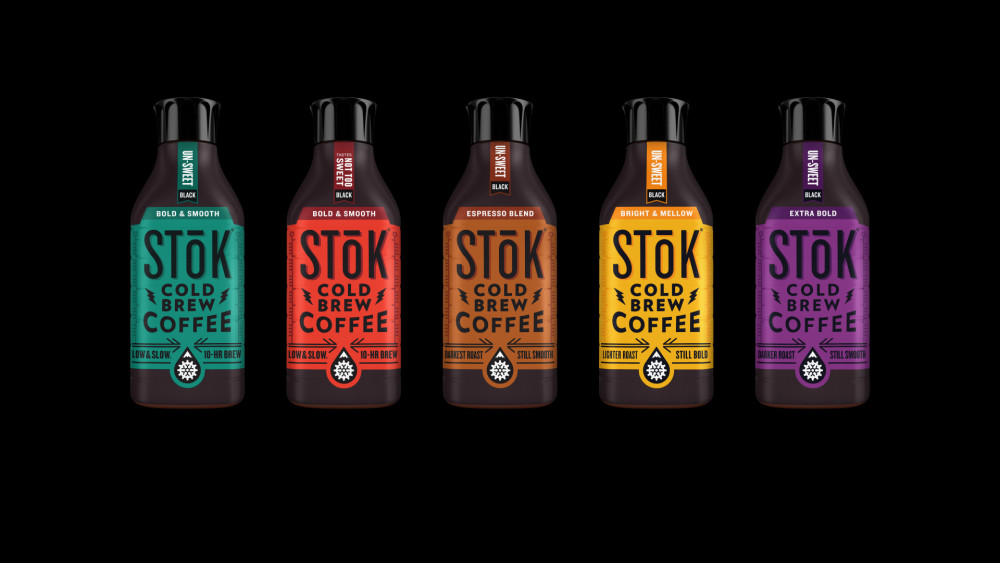 thumbnail video image 2 of SToK Extra Bold Dark Roast Black Unsweetened Ready to Drink Cold Brew Coffee Bottle, 48 fl oz​, 2 of 15