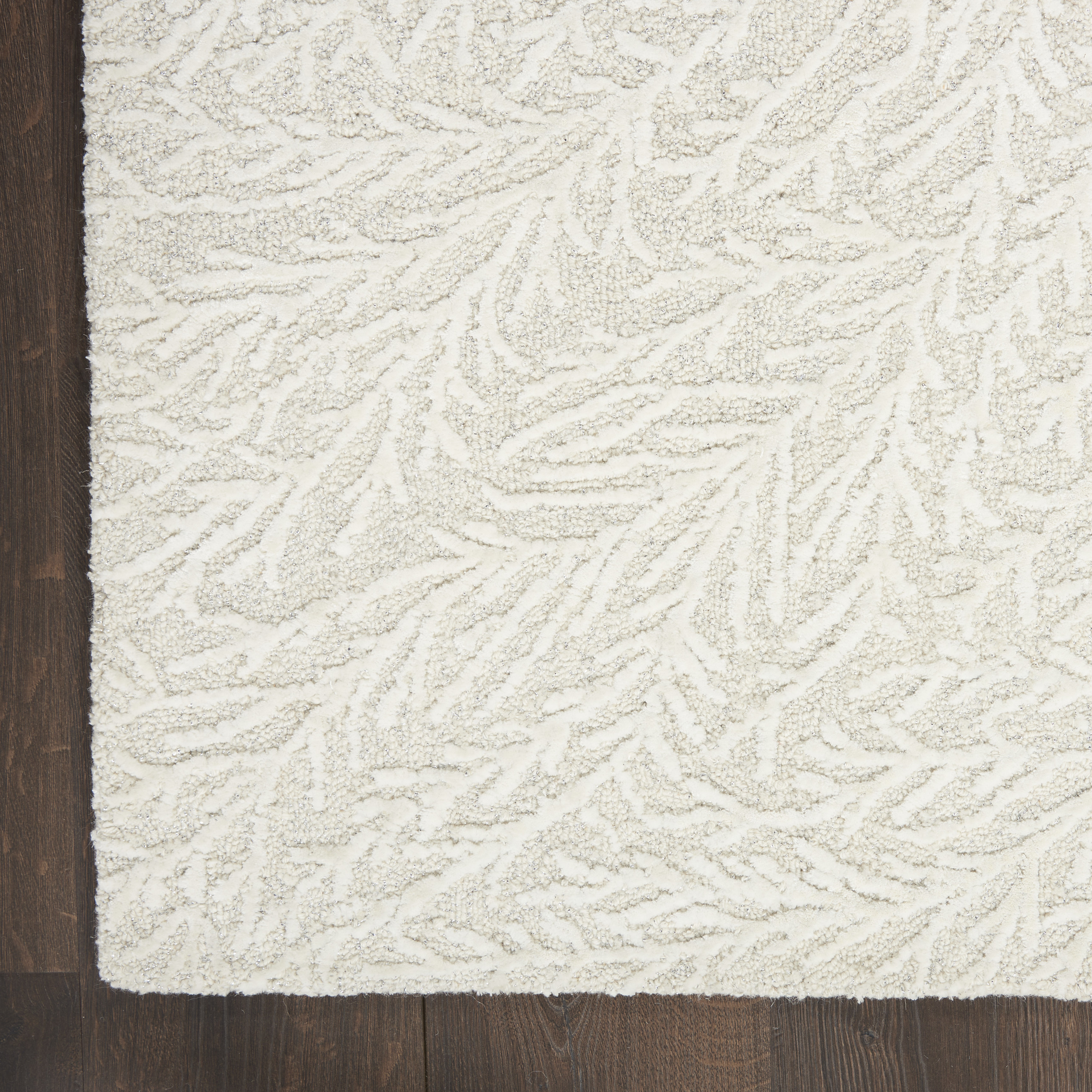 Michael Amini Ma30 Star 9'9" x 13'9" Ivory Modern Indoor Rug