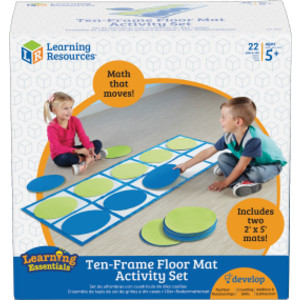 Ten-Frame Floor Mat Set Activity Set