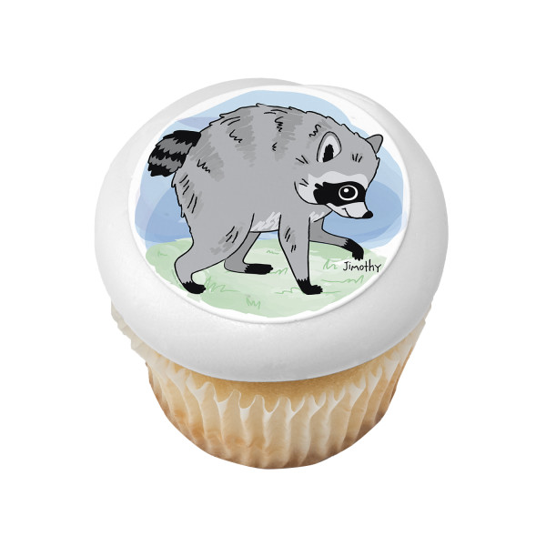 Jimothy the Raccoon PhotoCake® Edible Image®