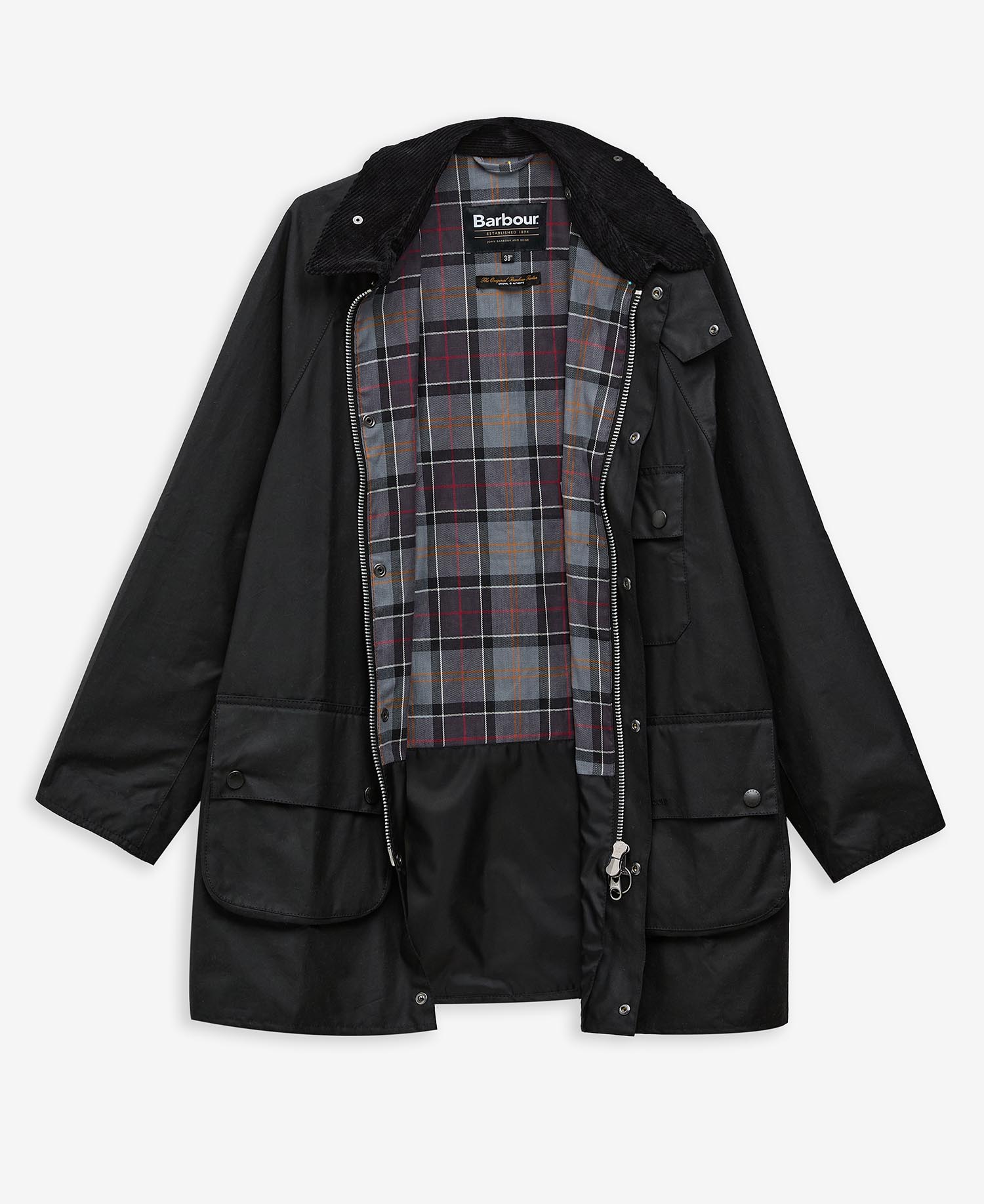 Oversized Solway Waxed Jacket image number 7
