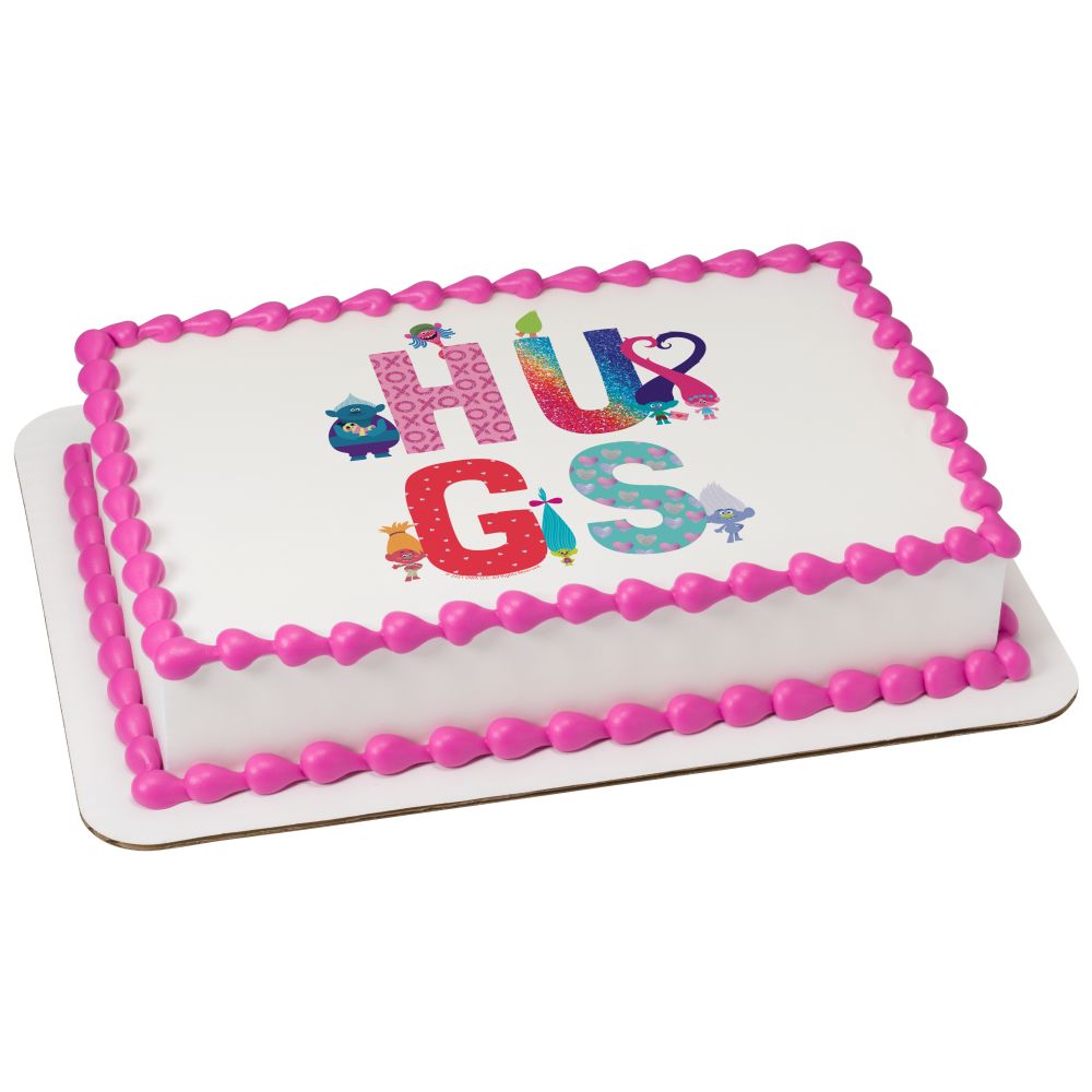 Image Cake DreamWorks Trolls Hugs