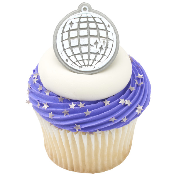 Disco Ball Cupcake Rings