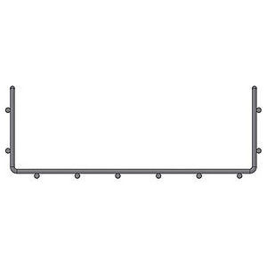 Wire Mesh Cable Tray, Steel, Deep, 4 in. D x 24 in.W