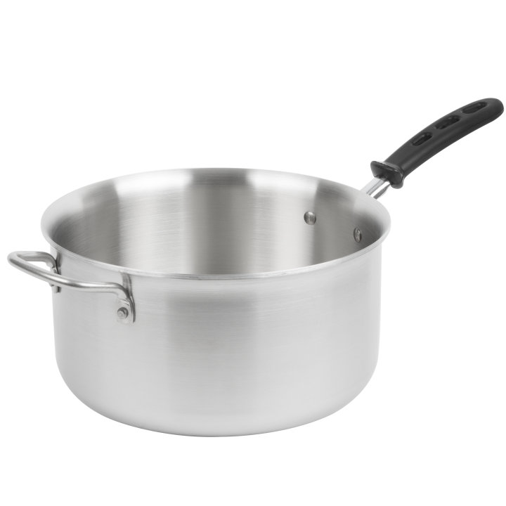 7-quart Tribute® 3-ply saucepan with silicone TriVent handle