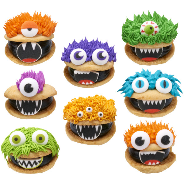 Monster Face Assortment Dec-Ons® Decorations