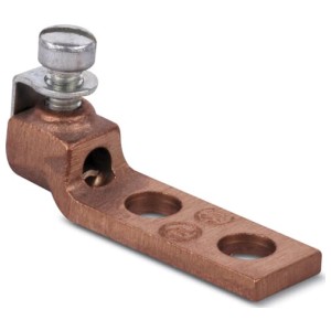 ABB (Thomas And Betts) 32011 Locktite Copper Two-Hole Lug For Conductor ...