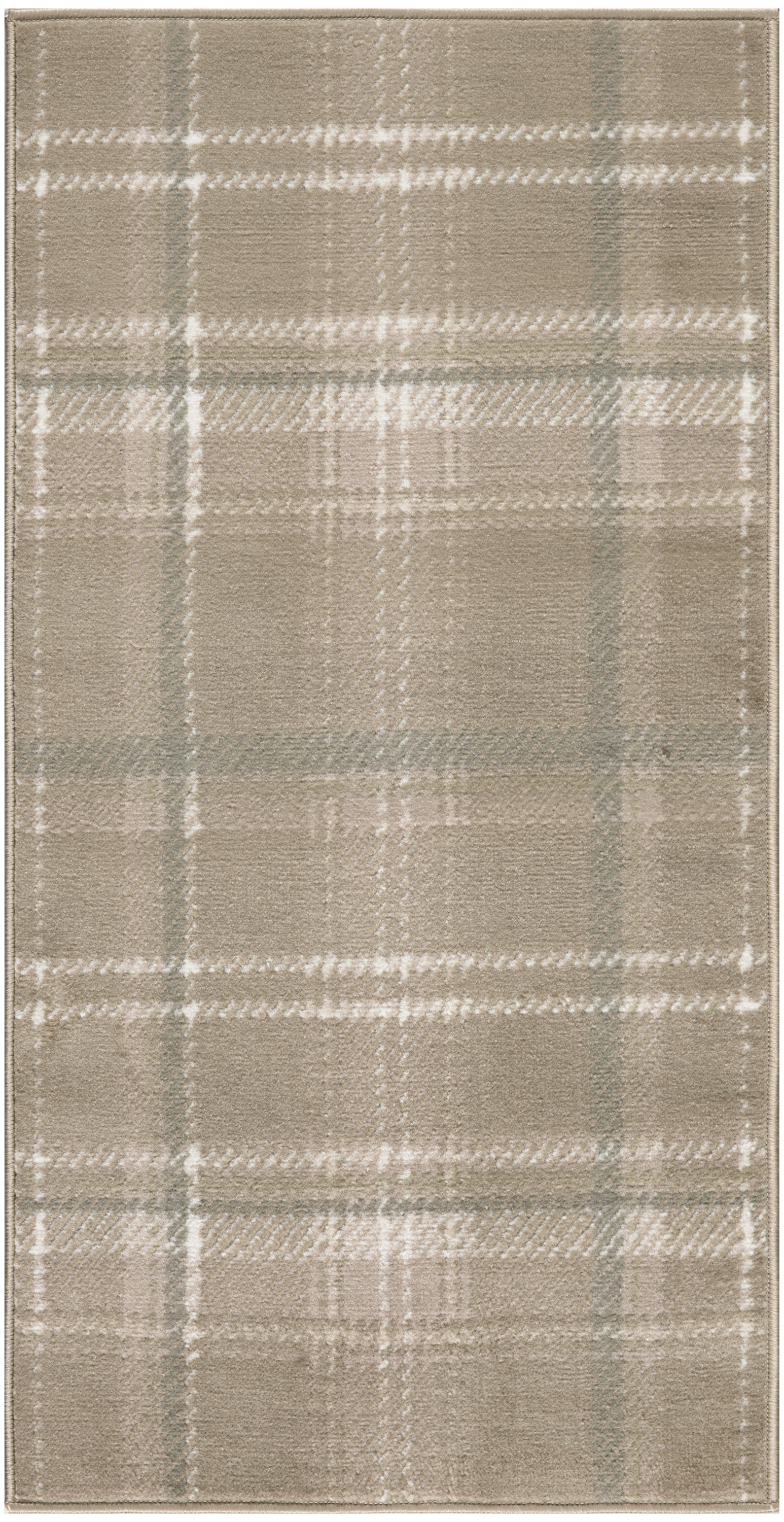 Nourison Grafix 2' x 4' Taupe Farmhouse Indoor Rug