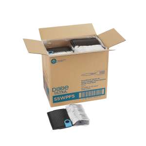 Dixie, Ultra® Smartstock® Series-W Heavy-weight Polypropylene Plastic Wrapped Fork Refill, Black